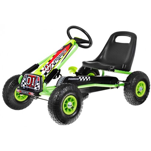  Go-kart AIR Green Pedals - zeleni Cijene