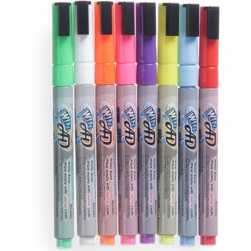 Hendi Markeri za tablu za pisanje 3 mm, 1 beli, 1 crveni, 1 plavi, 1 zeleni, 1 žuti, 1 ljubičasti, 1 narandžasti i 1 roze marker Cene