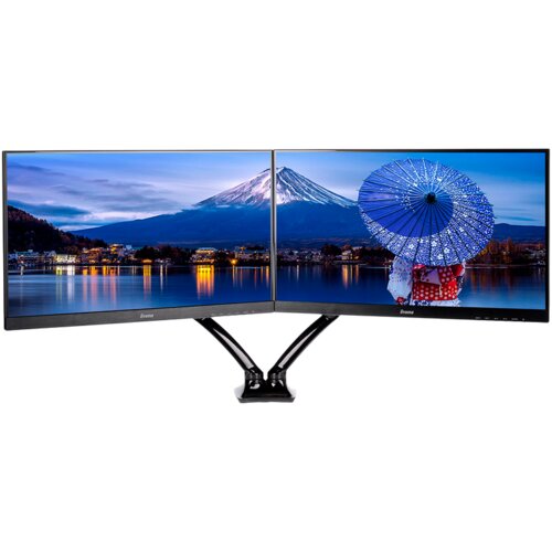 Iiyama DS3002C-B1 - Montažni kit za 2 monitora (podesiva ruka) crni Cene