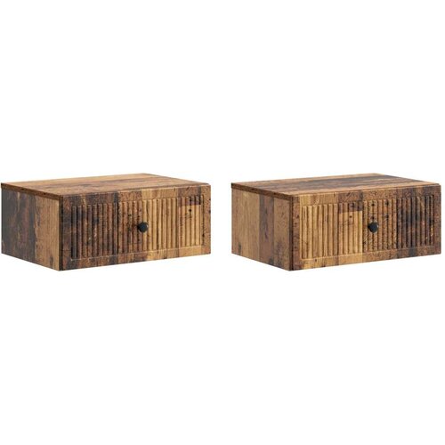  Nočna omarica 2 pcs Star les 49 x 34,5 x 20 cm Inženirski les, (5000209404) Cene