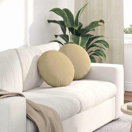  Jastučići za sjedenje 2 pcs Siva zelena &Oslash; 40 cm Kordura tekstil Cijene