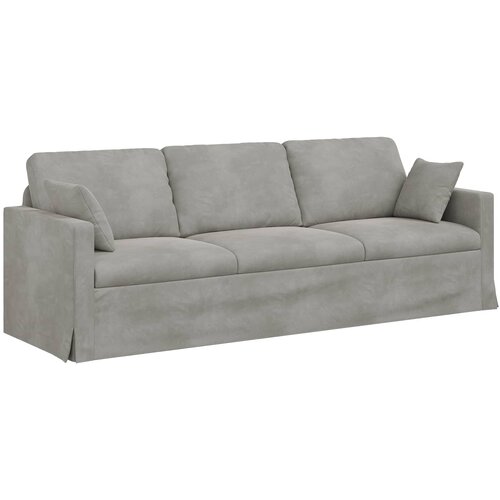 vidaXL Sofa Svijetlo siva 228 x 78 x 80 cm Bar&scaron;un - Svjetlosiva 210 cm Cijene