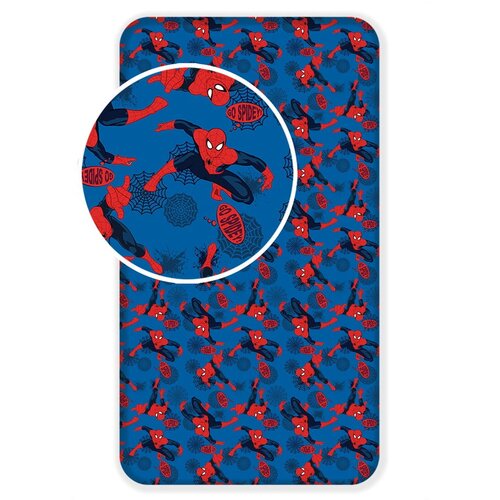Jerry Fabrics Otro&amp;scaron;ka bombažna rjuha Jerry Fabrics Spiderman, 90 x 200 cm Slike