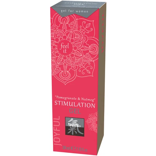 Shiatsu Gel za stimulacijo Pomegranate &amp; Nutmeg, 30 ml