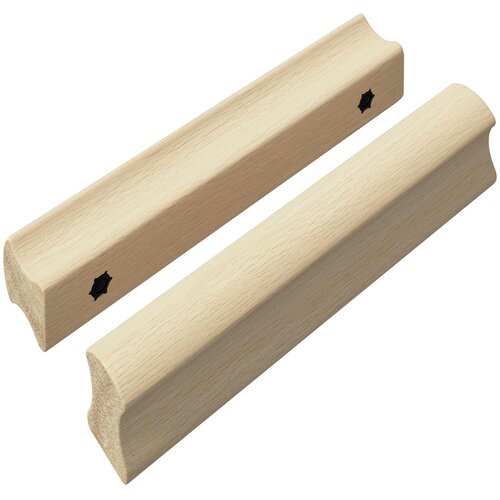  Ravna dr&amp;scaron;ka 2 pcs Boja prirodnog drva 130 x 25 x 30 mm Slike