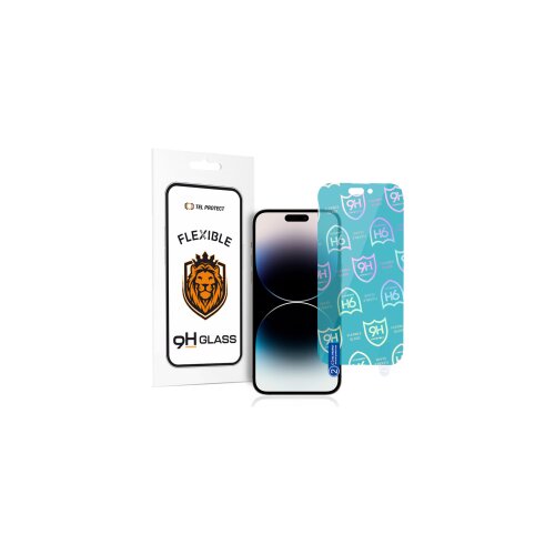 Tel Protect NAJBOLJE FLEKSIBILNO HIBRIDNO KALJENO STAKLO ZA IPHONE 14 PRO MAX Slike