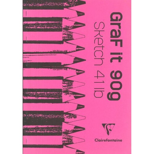 Clairefontaine blok Graf it za suhu tehniku A3 90gr, mix boja, bjanko Cijene