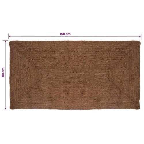 Tepih za područje Siva 80 x 150 cm Juta - 80 x 150 cm Siva Slike