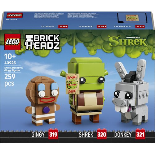 Lego LEGO&amp;reg; BrickHeadz - Figure Shrek, Osel in medenjak Gingy (40923) Slike