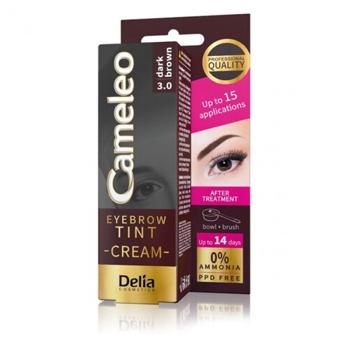 Delia Farba za obrve CAMELEO Tamno braon 3.0 | Farbanje Obrva | Kozmo Shop Online Cijene