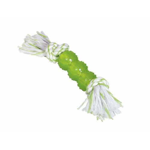 Nobby igračka za pse tpr štap sa kanapom - zeleni 26cm Slike