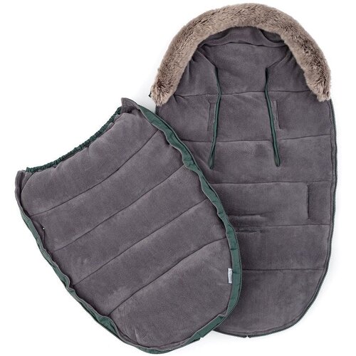 Petite&amp;amp;Mars Footmuff Comfy 4 v 1 zimska vreča za voziček, Veritable Khaki Slike
