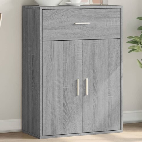 vidaXL Komoda siva sonoma 60x30x84 cm inženirski les Cene