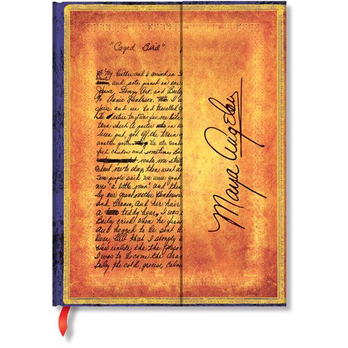  NOTES 18X23CM-ULTRA CRTE 72L MAGNET ANGELOU, I KNOW WHY THE CAGED BIRD SINGS PAPERBLANKS PB8184-5 Cene