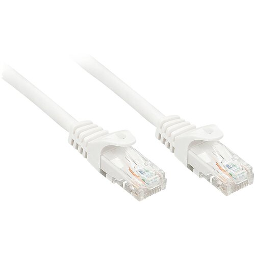 Lindy 48206 RJ45 omrežni kabel\, Patch kabel CAT 6 U/UTP 7.50 m bela 1 kos, (20419899) Cene