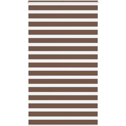 vidaXL Zebra zavesa rjava 135x200 cm širina blaga 130,9 cm poliester, (5000298245) Cene
