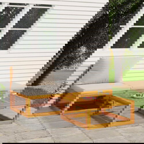 vidaXL 3-dijelna vrtna garnitura s jastucima masivno bagremovo drvo Cijene