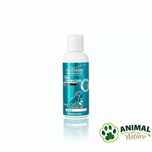 Platinum gel za pse i mačke protiv kamenca na zubima i infekcije desni oral clean + care forte Slike