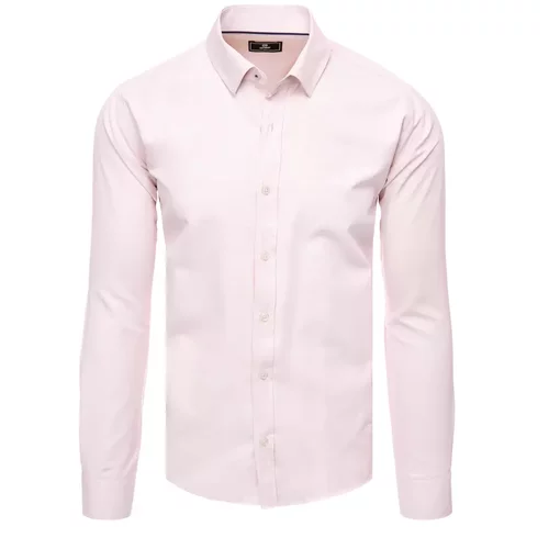 DStreet Elegant light pink men's shirt