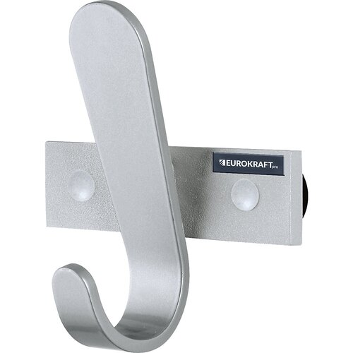 eurokraft pro Garderobna letev, 1 kljukica za plašč, VxŠxG 130 x 120 x 60 mm, DE 2 kosa, srebrne kljukice Cene