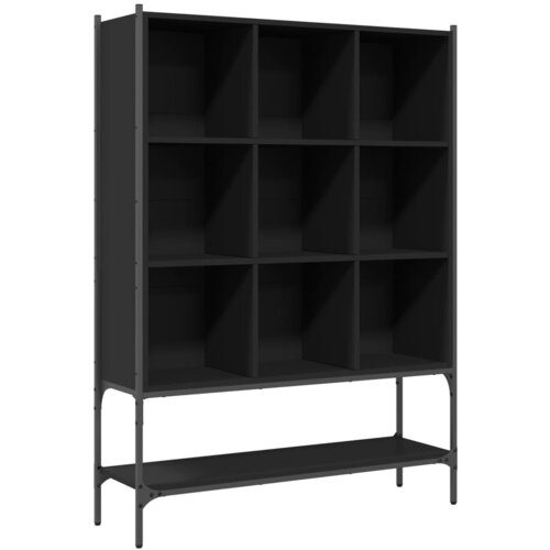 Maison Chic Knjižna omara - Knjižni regal črna 102x30x141,5 cm inženirski les, (21724576) Cene