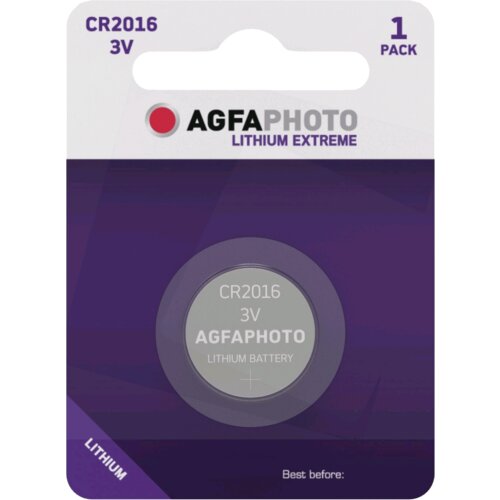 Agfa Baterija litijska, CR2016, 3V, dugmasta, blister 1 kom. – CR2016 B1 Cijene