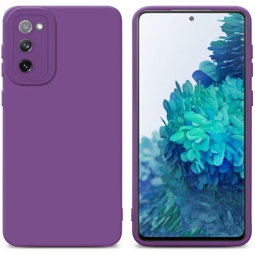 Cadorabo Case, združljiv s Samsungom v tekočini Matte Purple - za&scaron;čitni pokrov iz fleksibilnega silikona TPU, (20617379) Cene