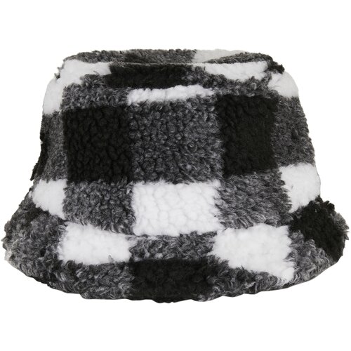 Flexfit Sherpa Check Bucket Hat White/Black Cene