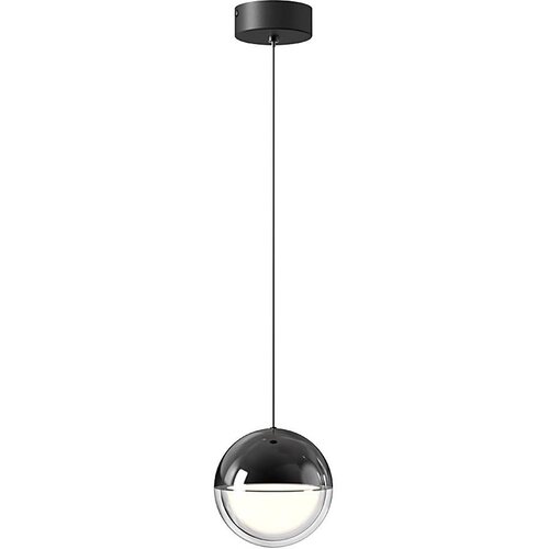  LED luster na lanku ZIREA LED/7W/230V crna Slike