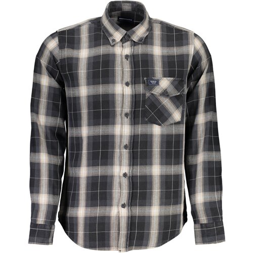 North Sails BLACK MEN&amp;#039;S LONG SLEEVED SHIRT Slike