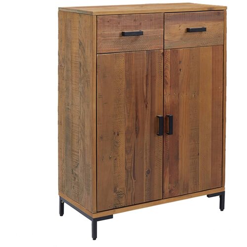  Stalak za cipele 75 x 40 x 110 cm od masivne borovine Slike