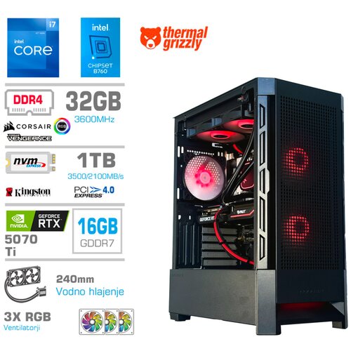 MEGA Računalnik MT S8 i7-12700K/RTX5070Ti/32GB/1TB-4.0/750W/Brez OS/črna RGB + Estetski napajalni kabli [Rdeča / Črna], (22097697) Cene