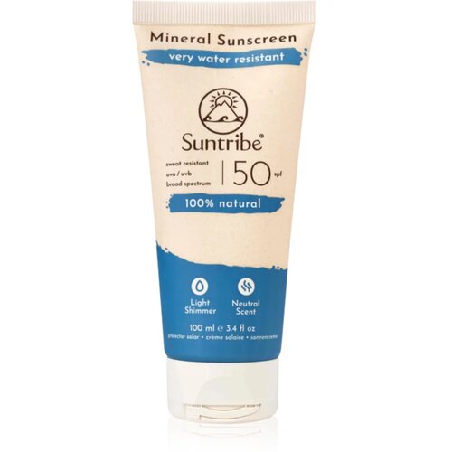 Suntribe Mineral Sunscreen mineralna za&amp;scaron;čitna krema za obraz in telo SPF 50 100 ml Slike