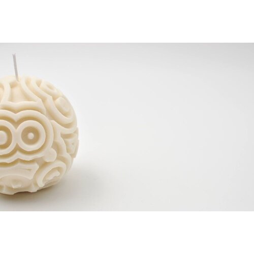 UP candle design BOHR Skulpturalna ručno rađena dekorativna svijeća od prirodnog voska Slike