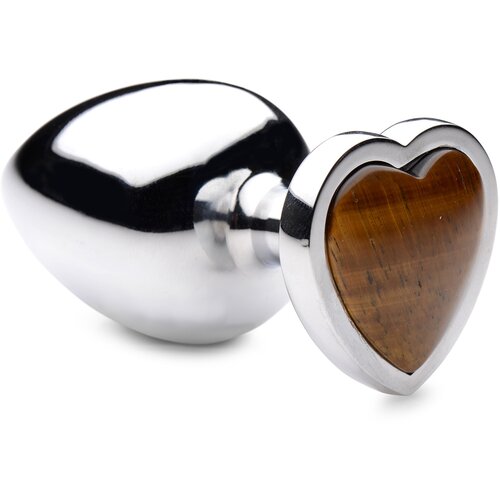 Booty Sparks Gemstones Tiger Eye Heart Anal Plug Large Cijene