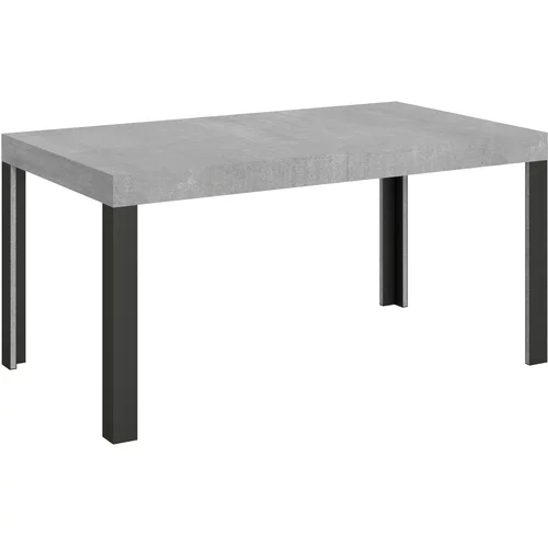 Itamoby   Linea (90x160/264 cm) - siva, barva nog: antracit - raztegljiva jedilna miza, (20842762)