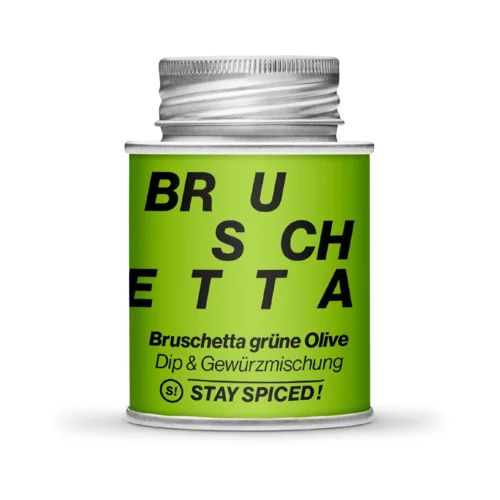 Stay Spiced! Bruschetta Green Olive