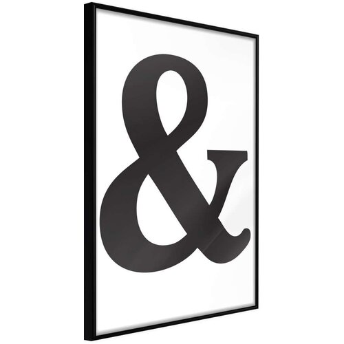  Poster - Ampersand (Black) 20x30 Cijene