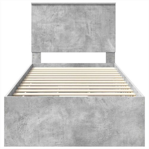  Okvir za krevet s ladicama Betonski sivi 90 x 200 cm Slike