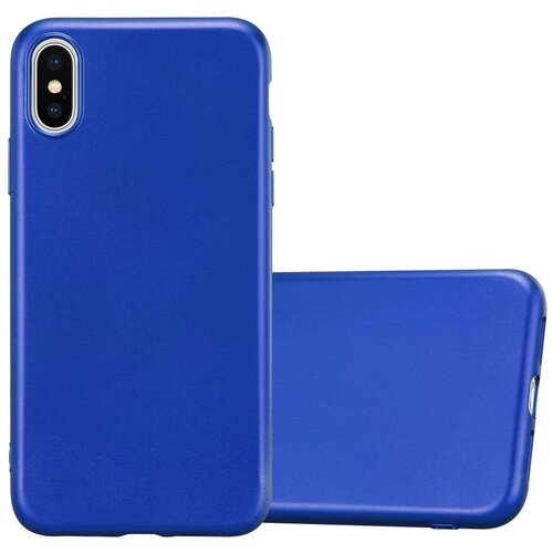 Cadorabo Ohišje, združljiv z Apple v kovinsko modri - zaščitni pokrov, narejen iz fleksibilnega silikona TPU, (20588536) Cene