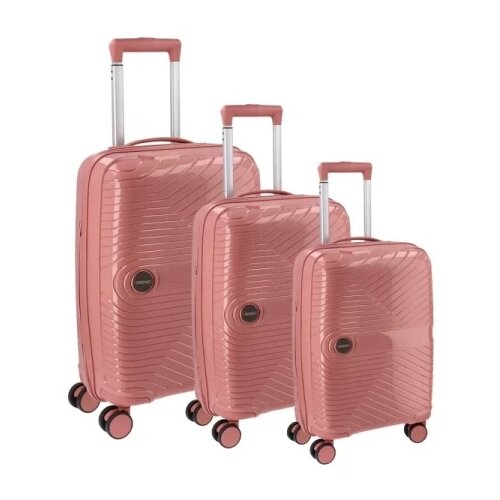 Sazio Ibiza, kofer, set 3 komada, PP, roze zlato ( 110151 ) Cene