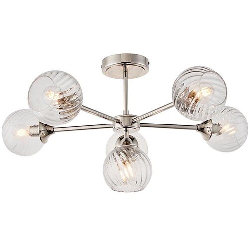  Endon 104050 - Luster na &scaron;ipci ALLEGRA 6xE14/7W/230V sjajni hrom/prozirno Cene