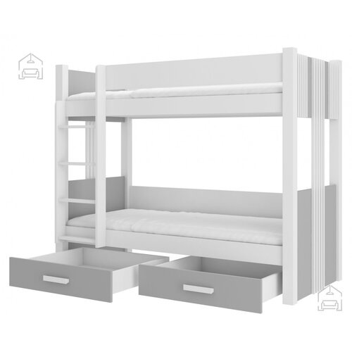 ADRK Furniture Pograd Arta - 90x200 cm - bel/siva Cijene