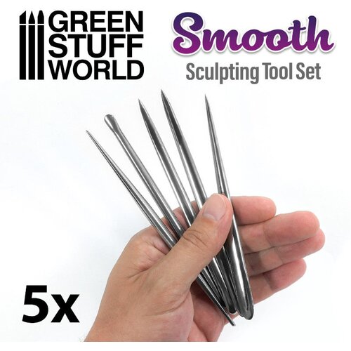 Green Stuff World Smooth Sculpting Tool Set x5 | Set alata za glatko modeliranje x5 Cene