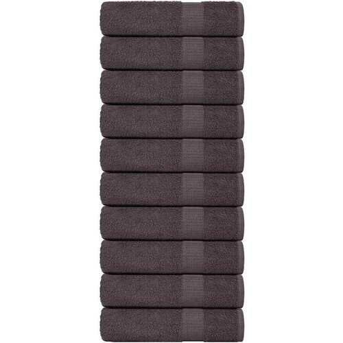 Furnova Kopalne brisače 10 kos FROGN antracit 100x150 cm 100% bombaž, (21916866) Cene