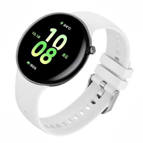 INF Združljiv z HONOR Watch Fit: Enobarvni silikonski pa&scaron;ček za uro White, (5000079860) Cene