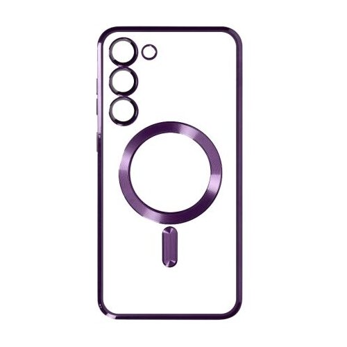 silikonska maska magsafe za samsung S25/ lila Slike