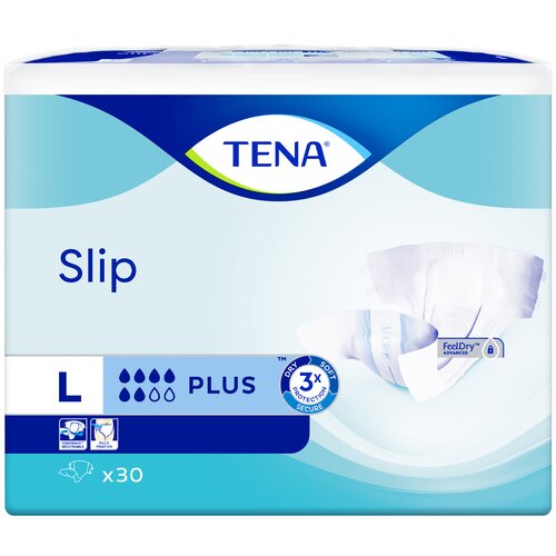 Tena pelene za inkontinenciju slip plus dnevne l 30 pelena Slike