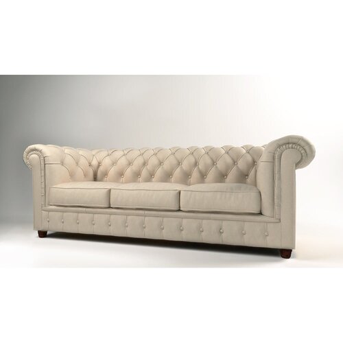 Ropez Krem baršunasta sofa 230 cm Cambridge - Cijene
