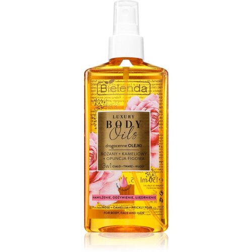 Bielenda Luxury Body Oils Rose + Camellia + Prickly Pear ulje za lice, tijelo i kosu 150 ml Cijene